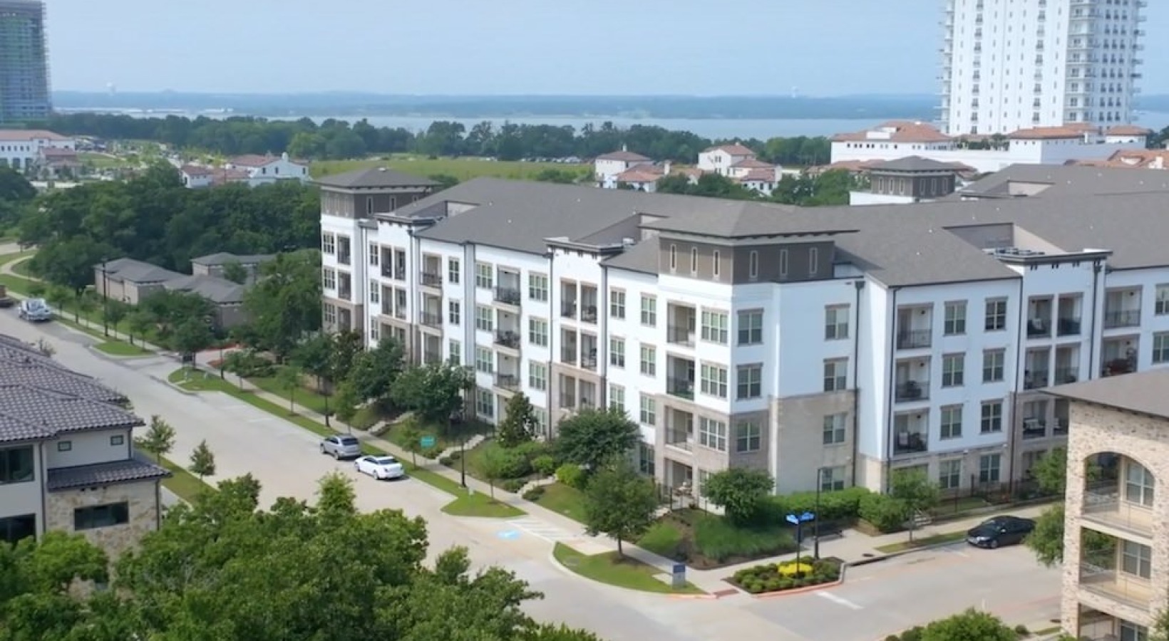 Exterior View Exterior view of the property with retail areas